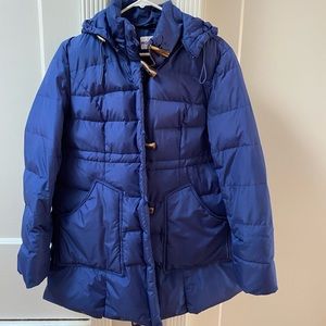 Momo Maternity Navy Parka Medium